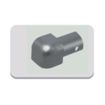 Pvc profili za keramiku, 10 mm vanjski ugao za ALU profil 126